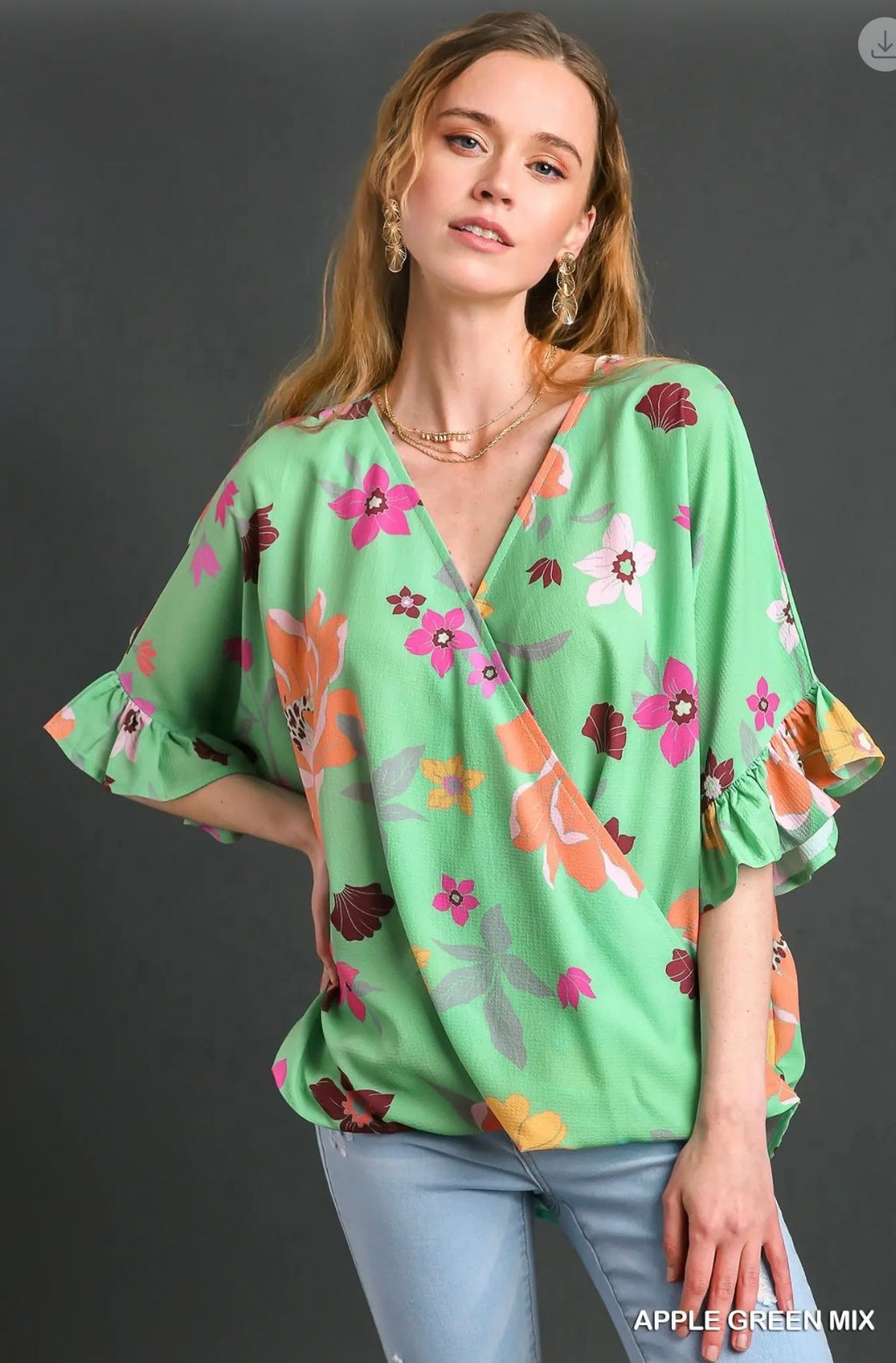 UMGEE APPLE GREEN TOP