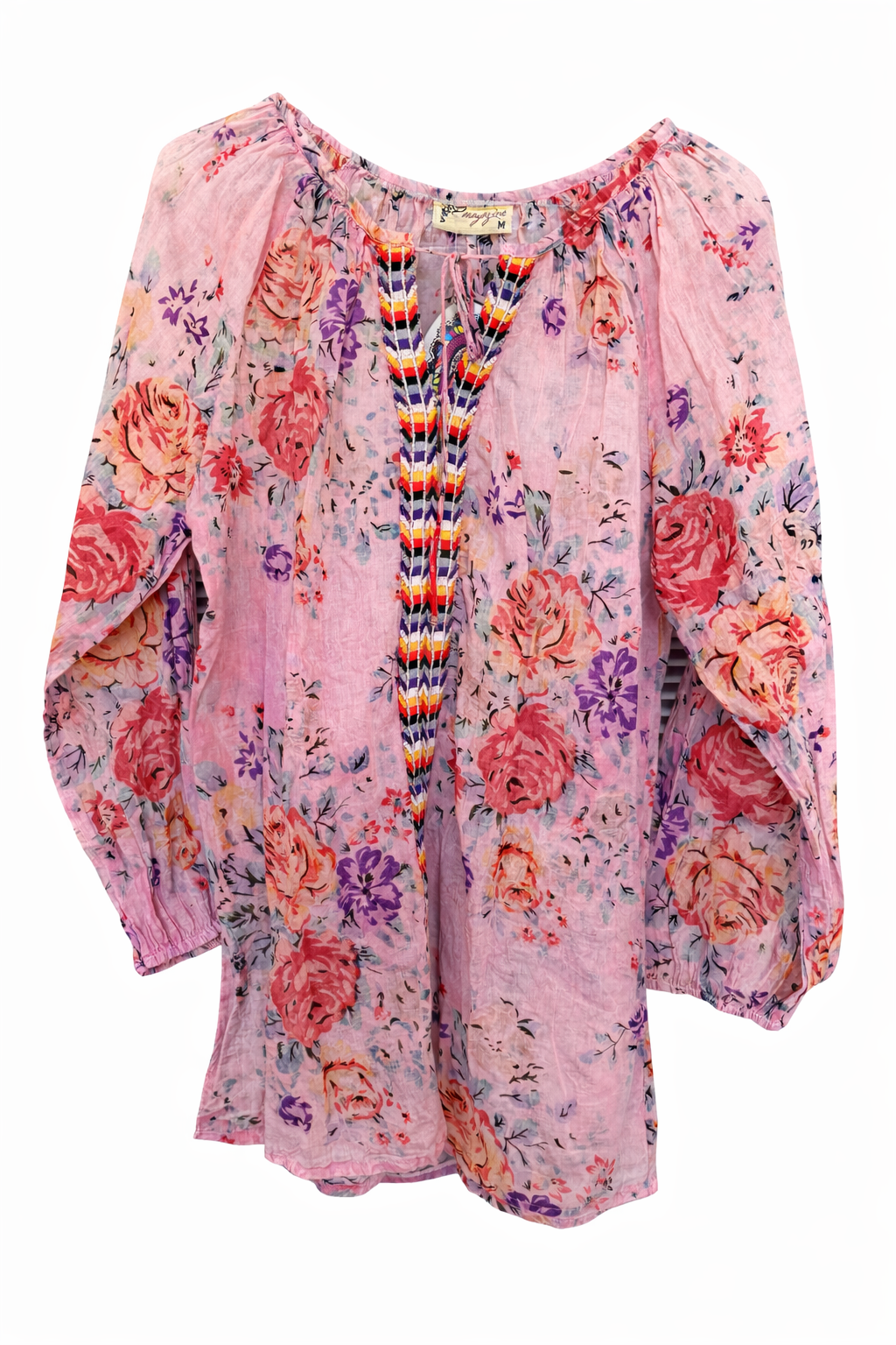 Magazine Boho Soft Floral Blouse