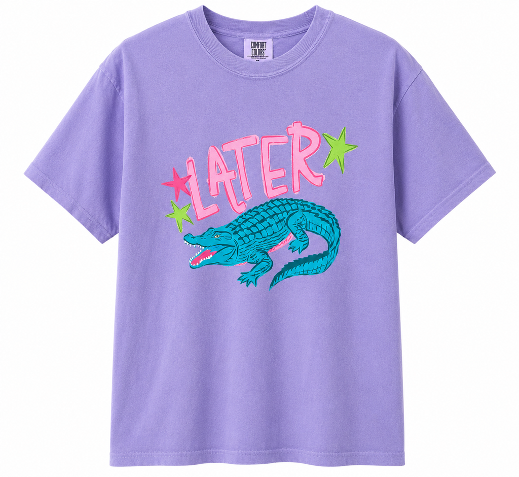 Later Alligator, After While Crocodile Tee