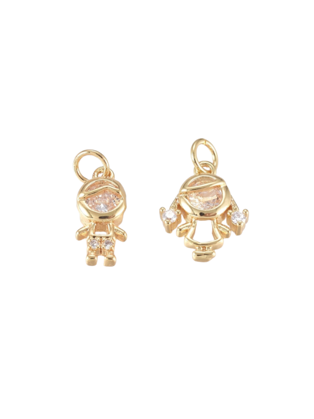 * Gold Tiny Boy and Girl Charms- Assorted