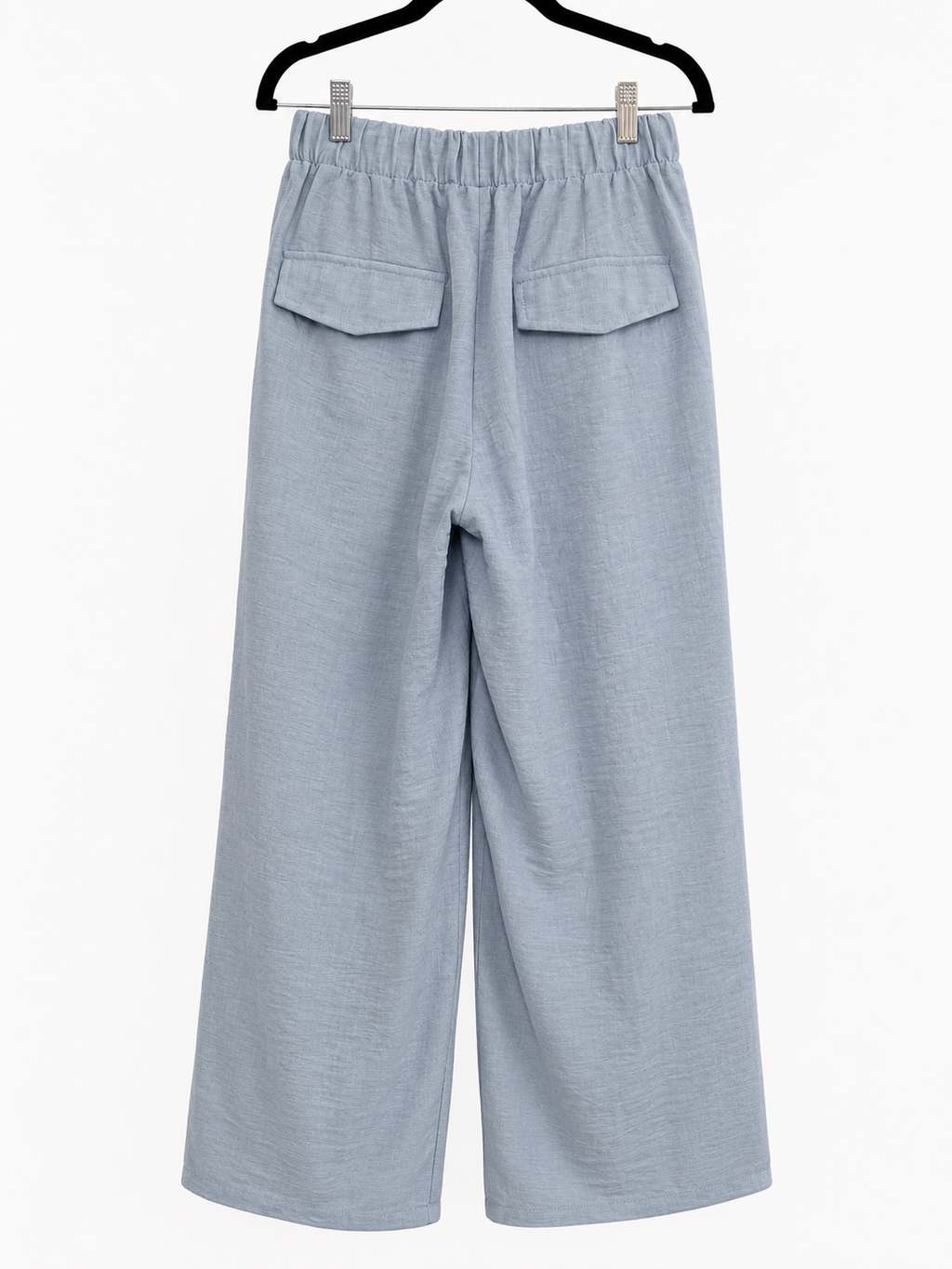ZENANA Blue Gray Airflow Capri Pants