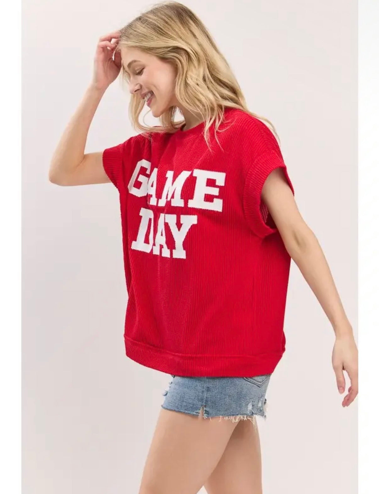 Friday Night Lights Game Day Top – Red