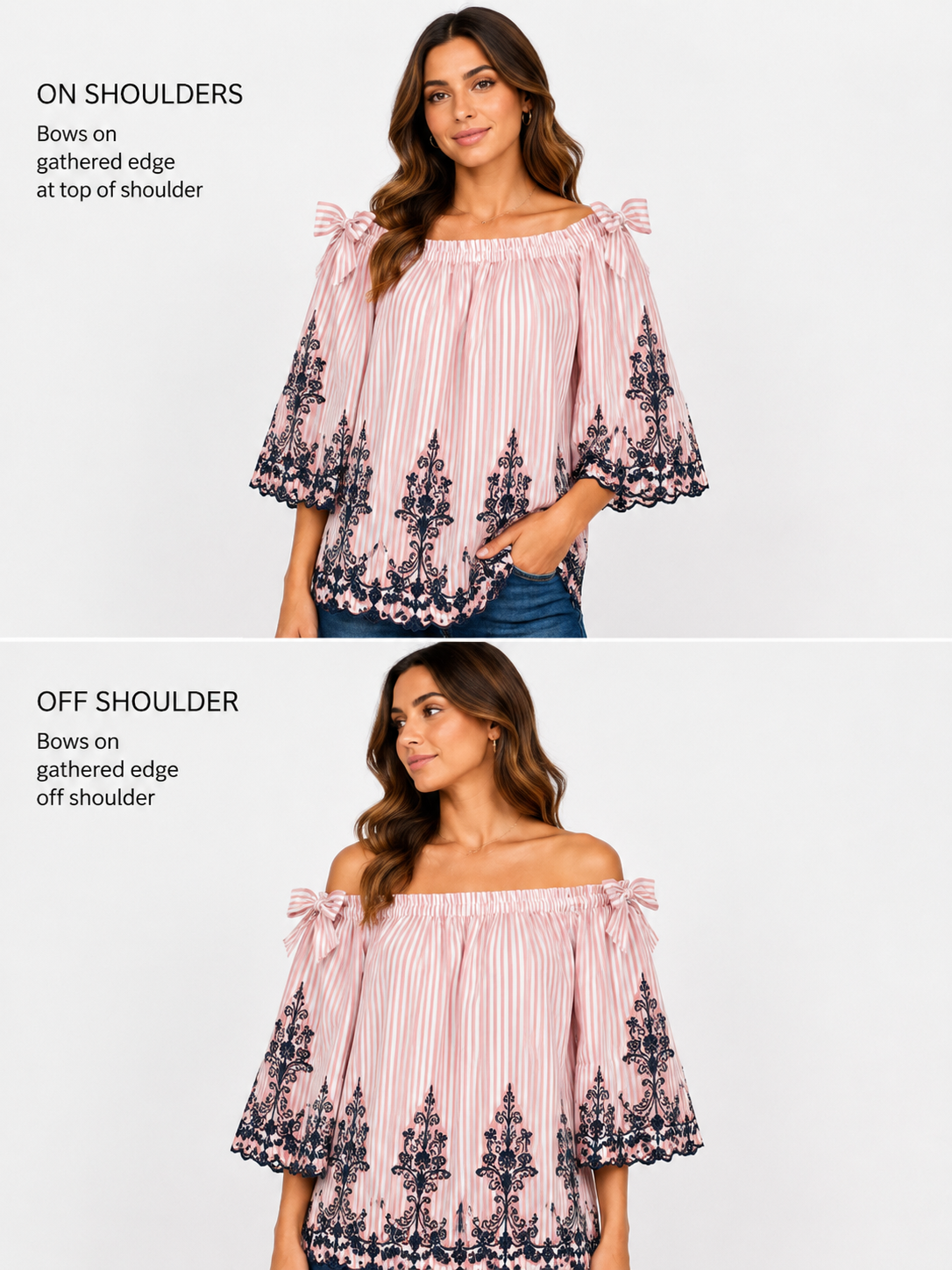 Boho Embroidered Top