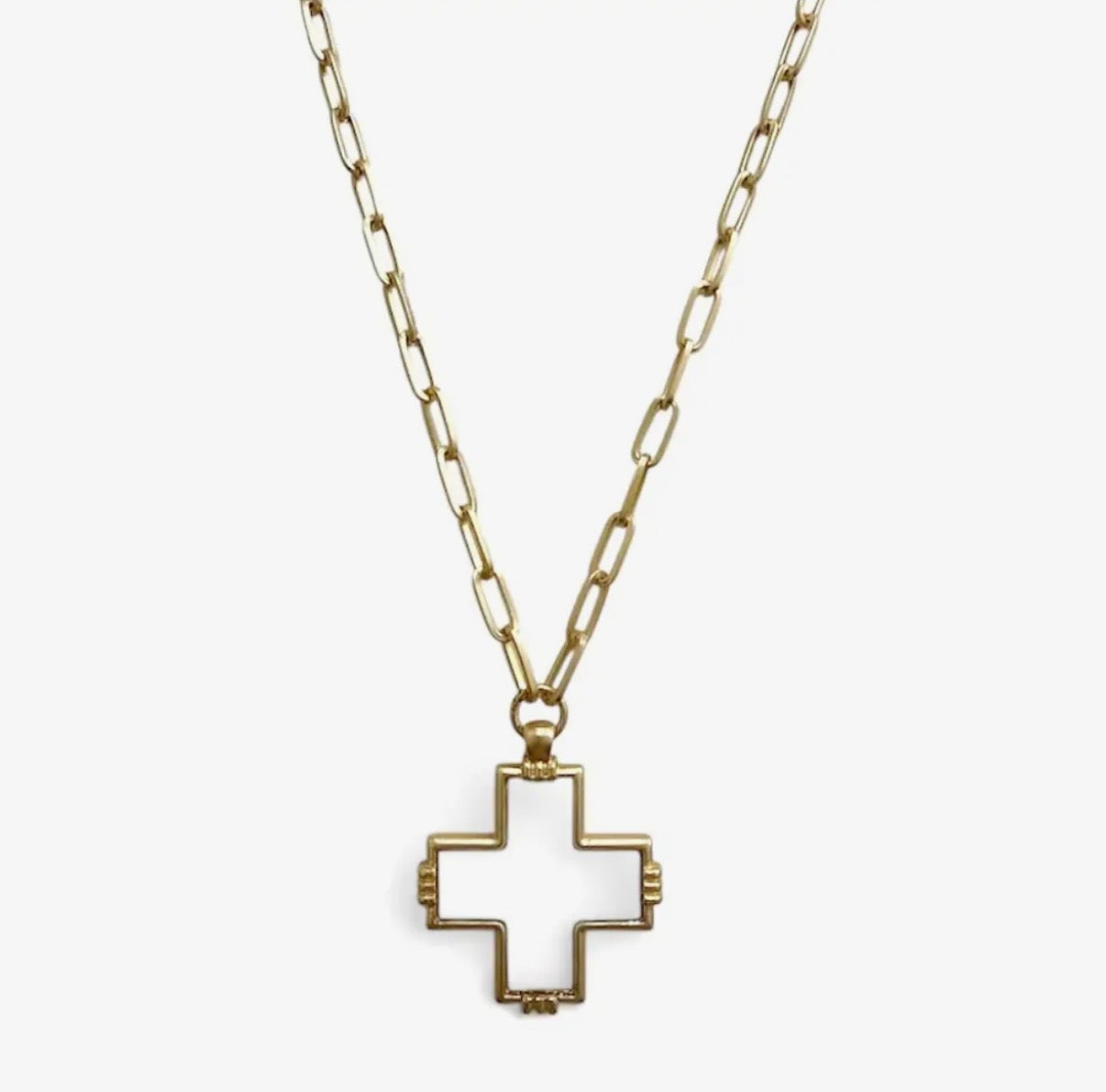 Ivory Light Cross Necklace