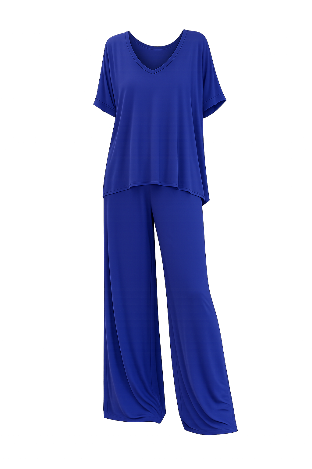 Dear Scarlett Royal Blue V-Neck Lounge Set