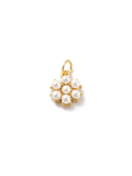 Gold Pearl Flower Charm