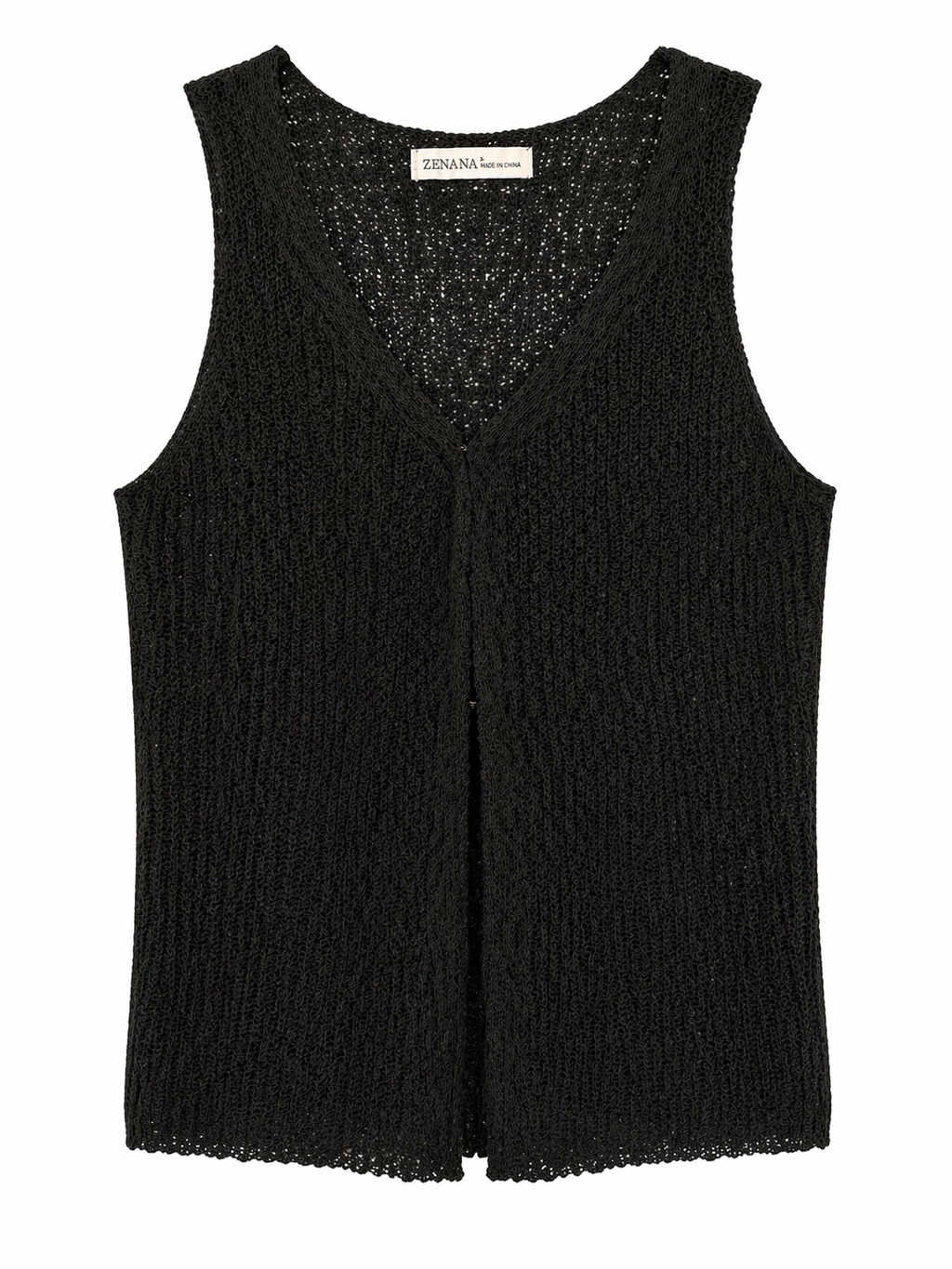 ZENANA Hook & Eye Sweater Vest