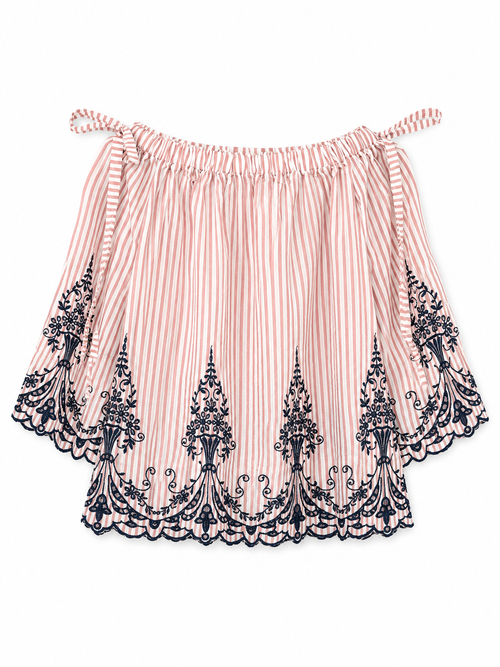 Boho Embroidered Top