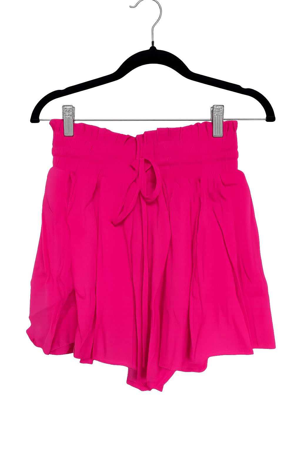 UMGEE BRIGHT PINK FLOWY SHORTS