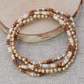 Sandy Shores Gold Bead
Bracelet Set