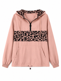 Blush Leopard Wind Breaker