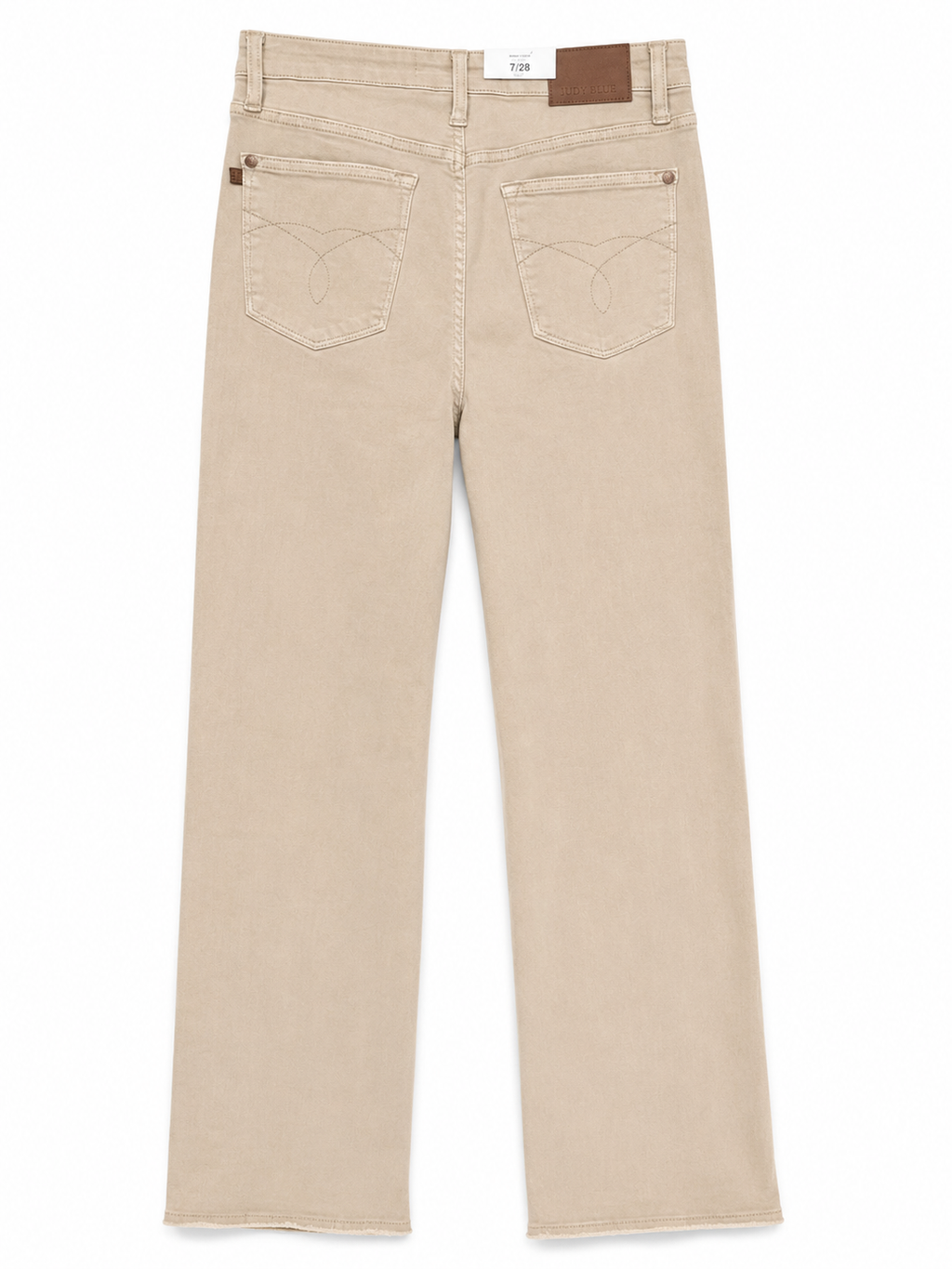 Judy Blue High Waist Bone 90’s Straight Distressed Jeans