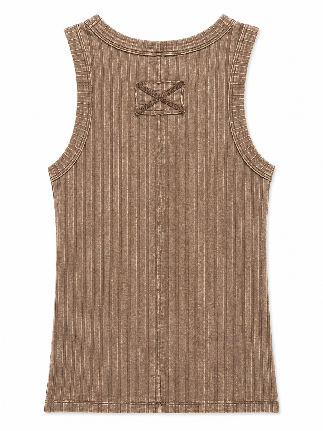 Mocha Ribbed Tank Top