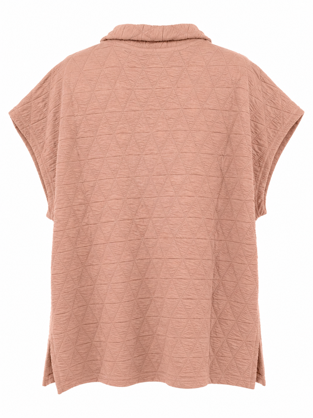 Blushing Beauty Textured Collared Top – Blush