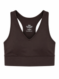 ZENANA Black Racerback Sports Bra