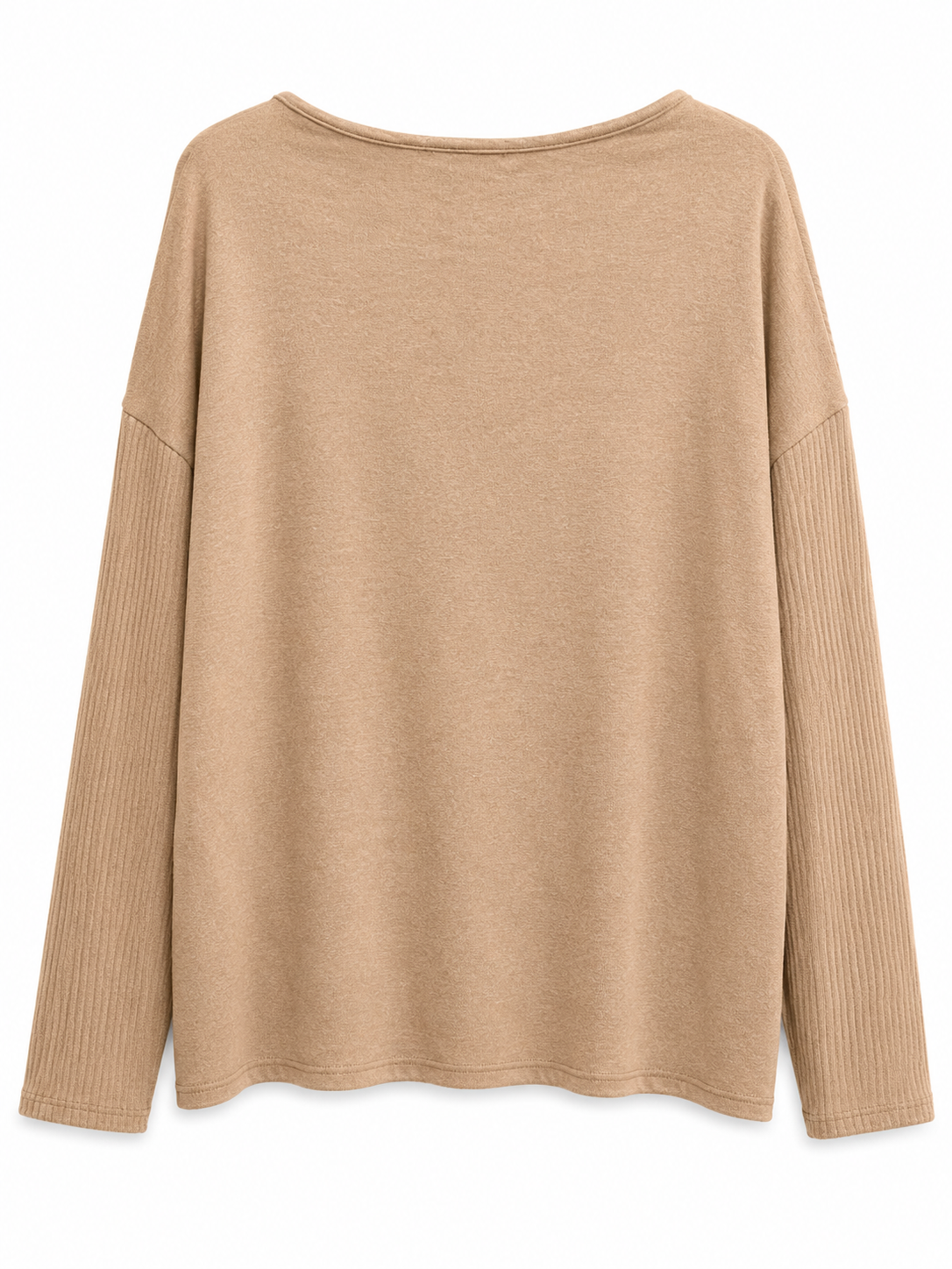Soft & Simple Dolman Knit Top – Taupe
