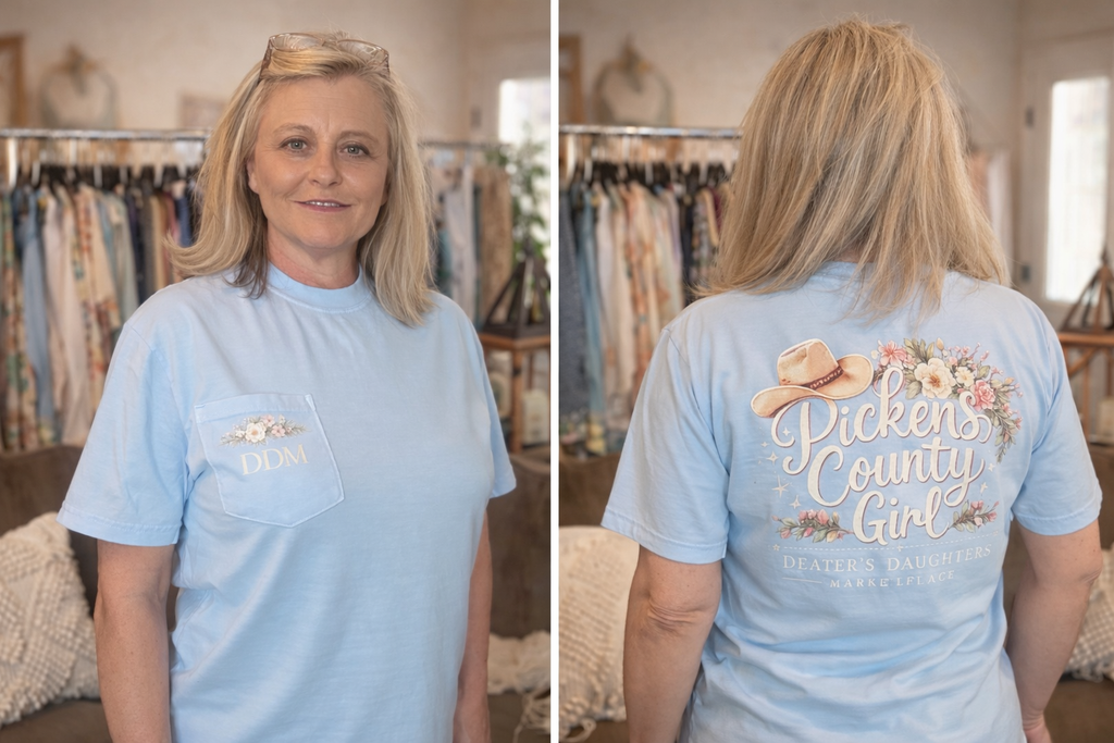 DEATER’S DAUGHTERS MARKETPLACE LOGO TEE