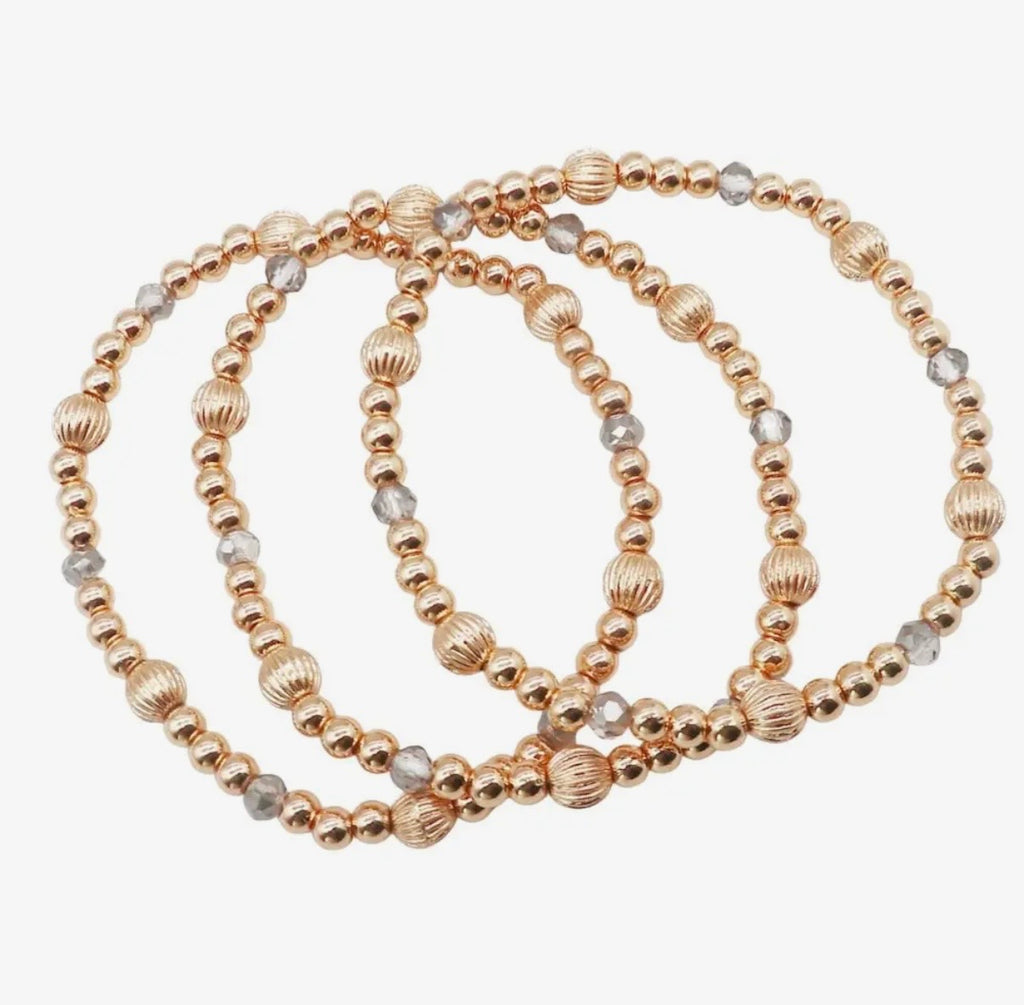 Soft Luxe Stack Smoke Bracelet Set