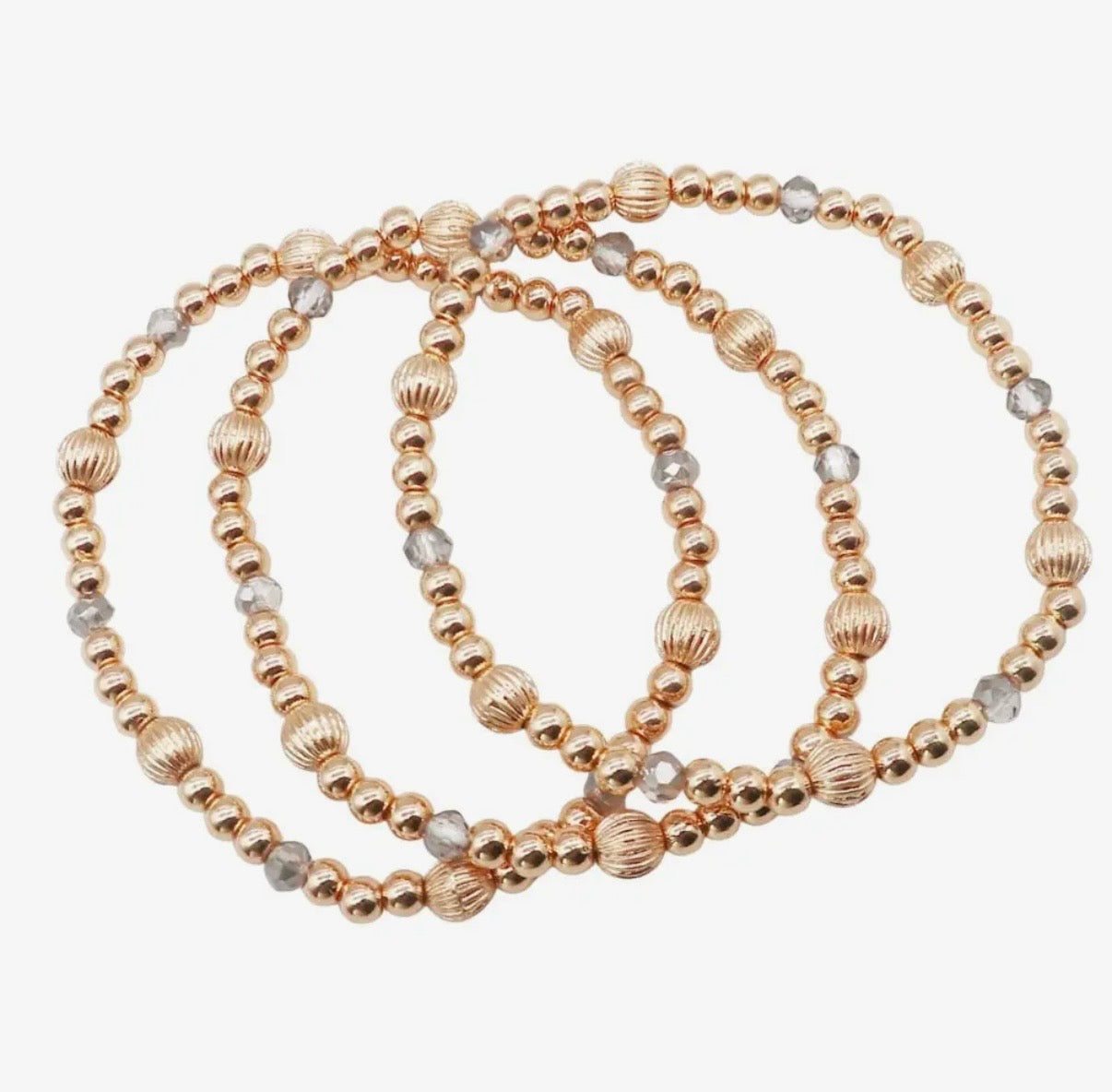 Soft Luxe Stack Smoke Bracelet Set