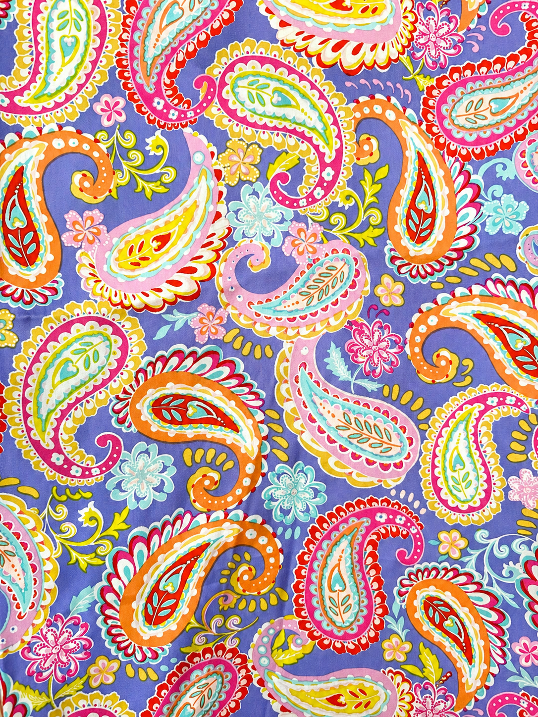 Lavender Paisley Print Blouse