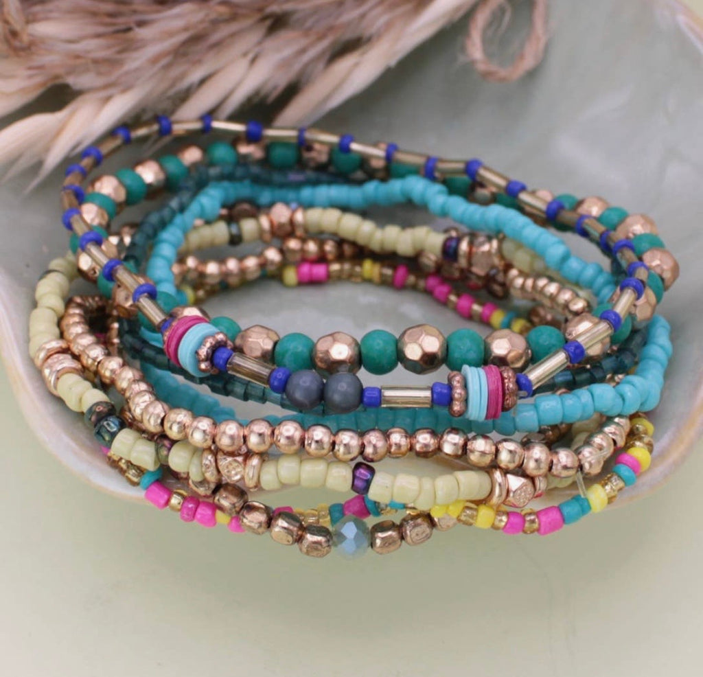 Summer Splash Bead Stretch
Bracelet Set