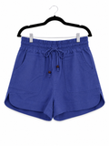 Coastal Blue Drawstring Shorts