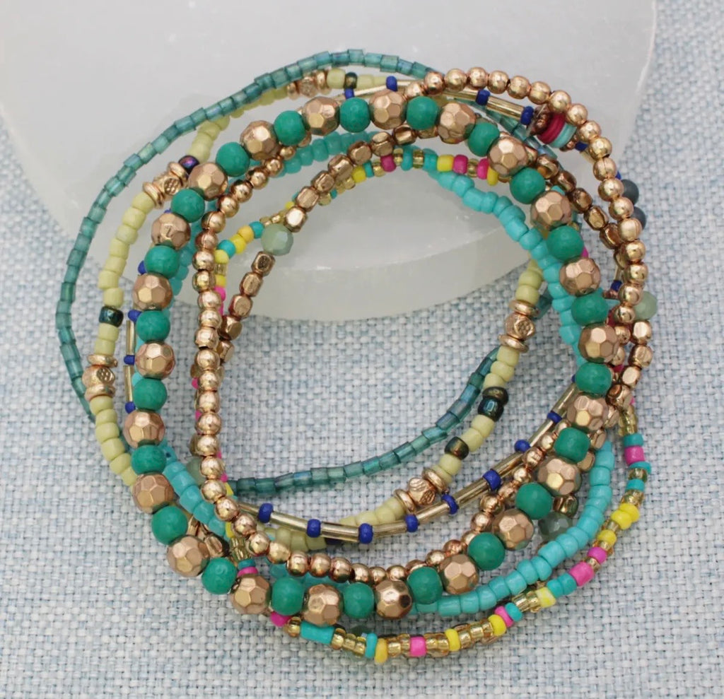 Summer Splash Bead Stretch
Bracelet Set