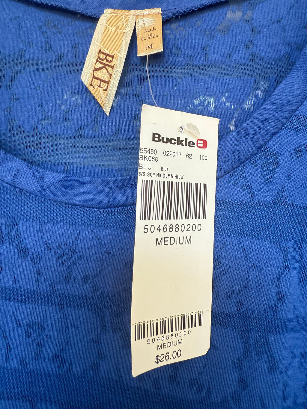 Buckle Royal Blue Top