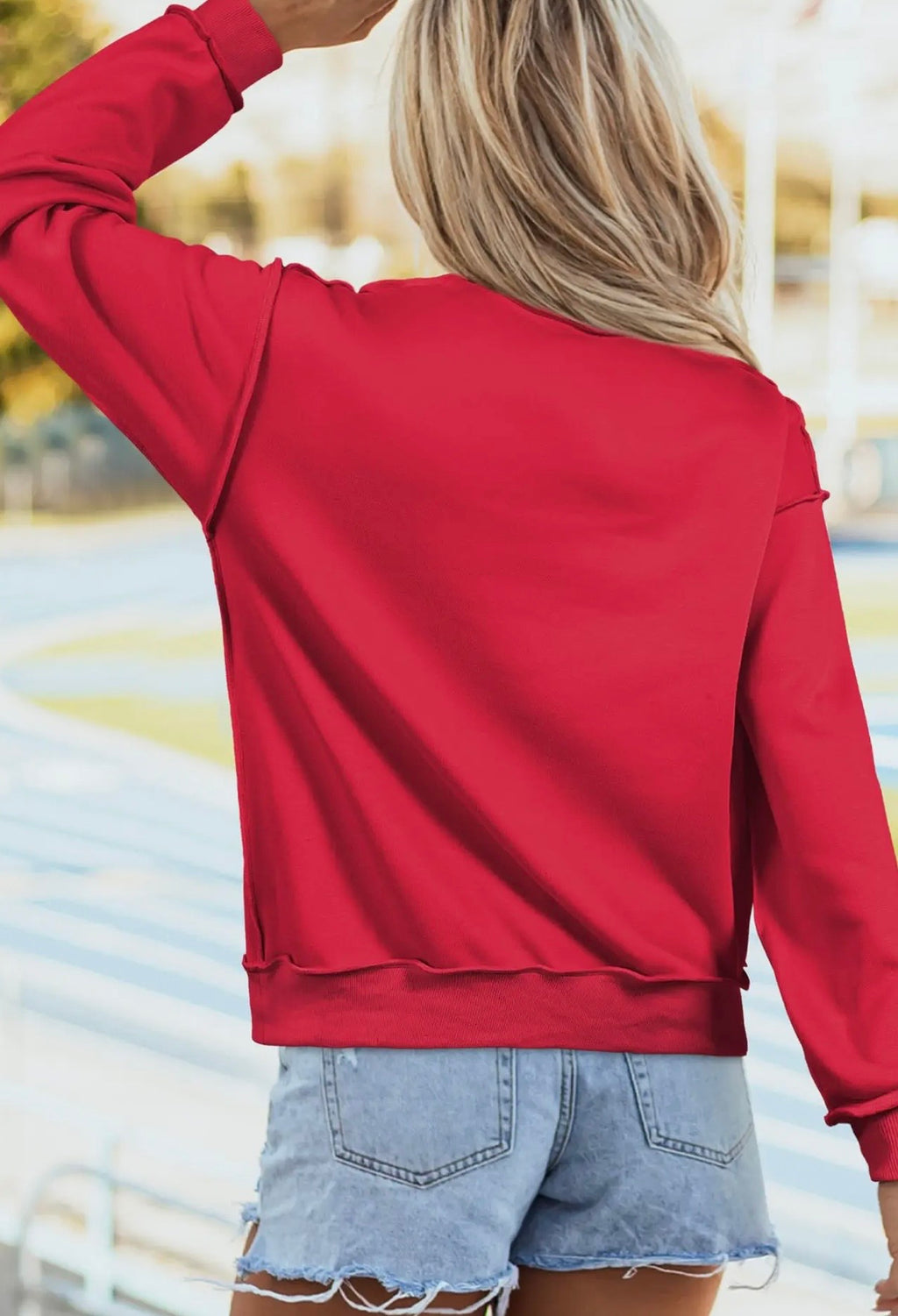 Saturday in Tuscaloosa Reversible Sweatshirt – Crimson