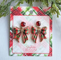 Plaid Perfection
Bow Earrings