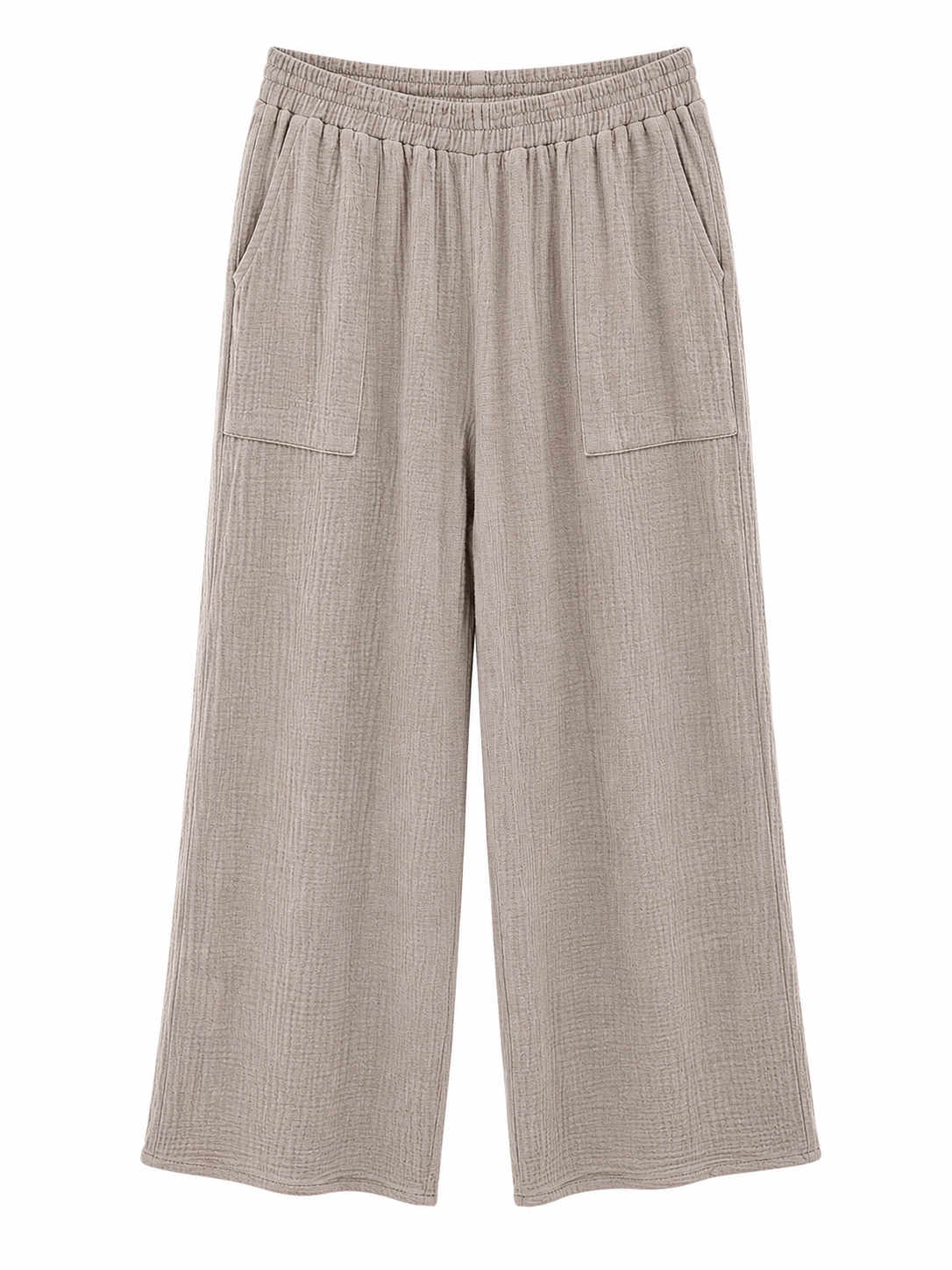 Easy Does It Gauze Pants – Ash Mocha