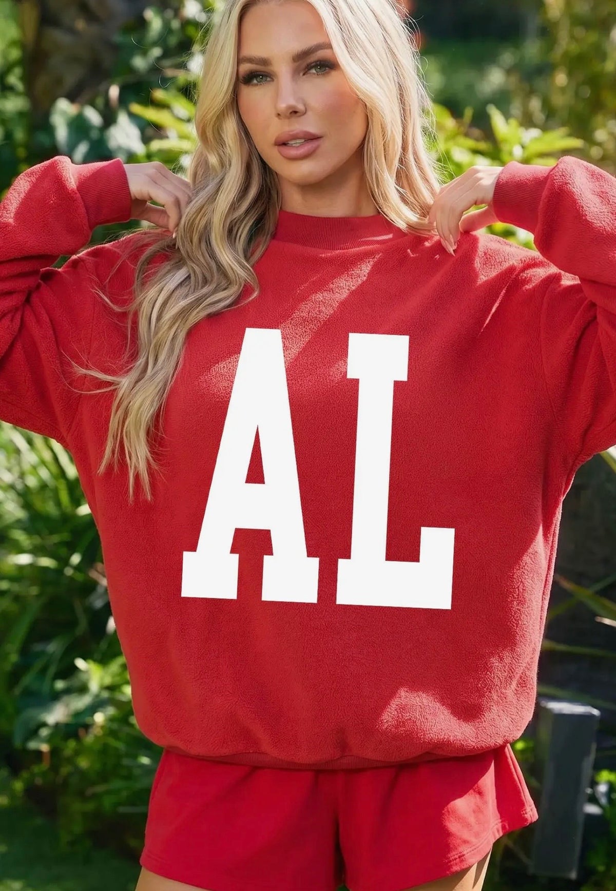 Saturday in Tuscaloosa Reversible Sweatshirt – Crimson