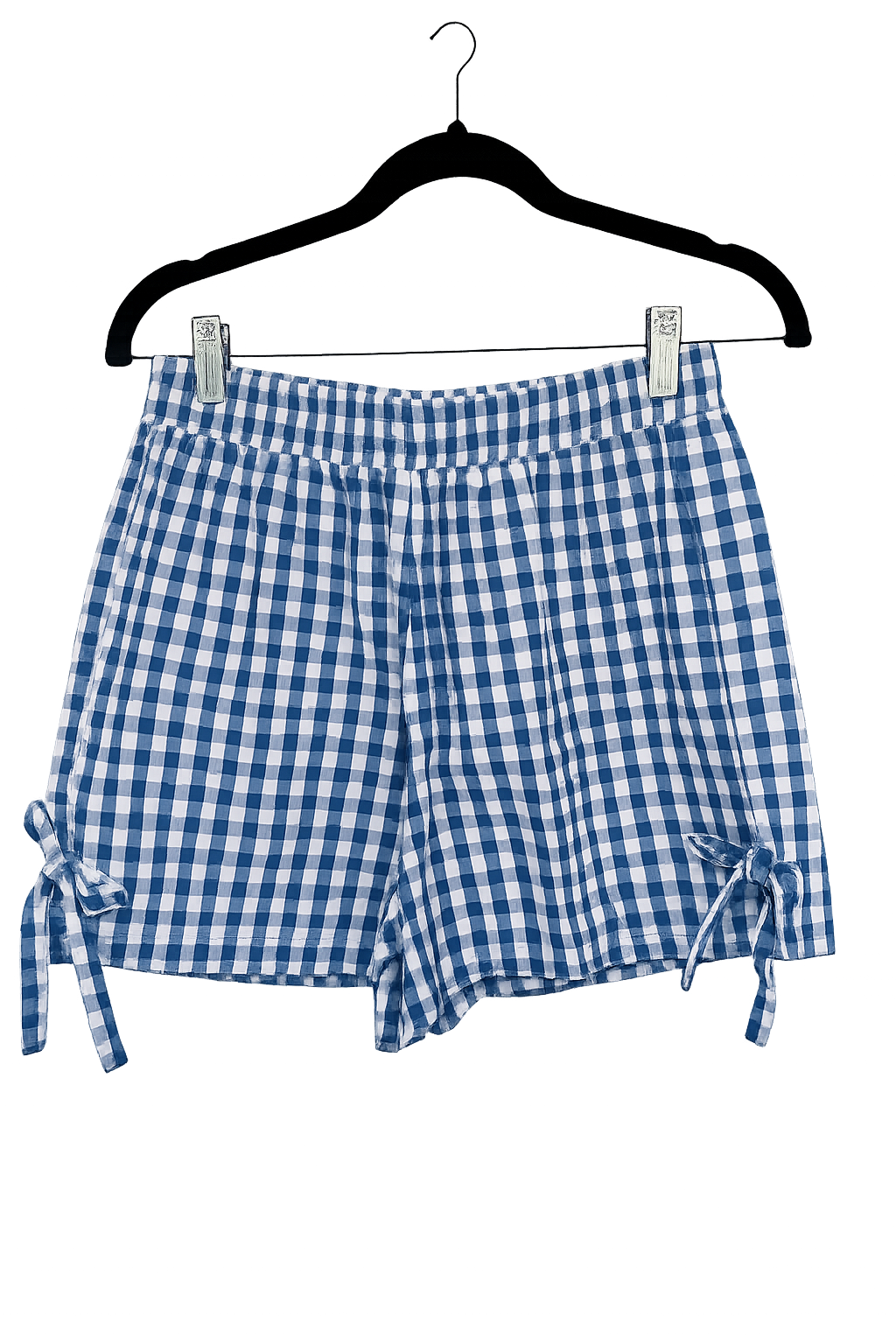 ROYAL BLUE GINGHAM SHORT