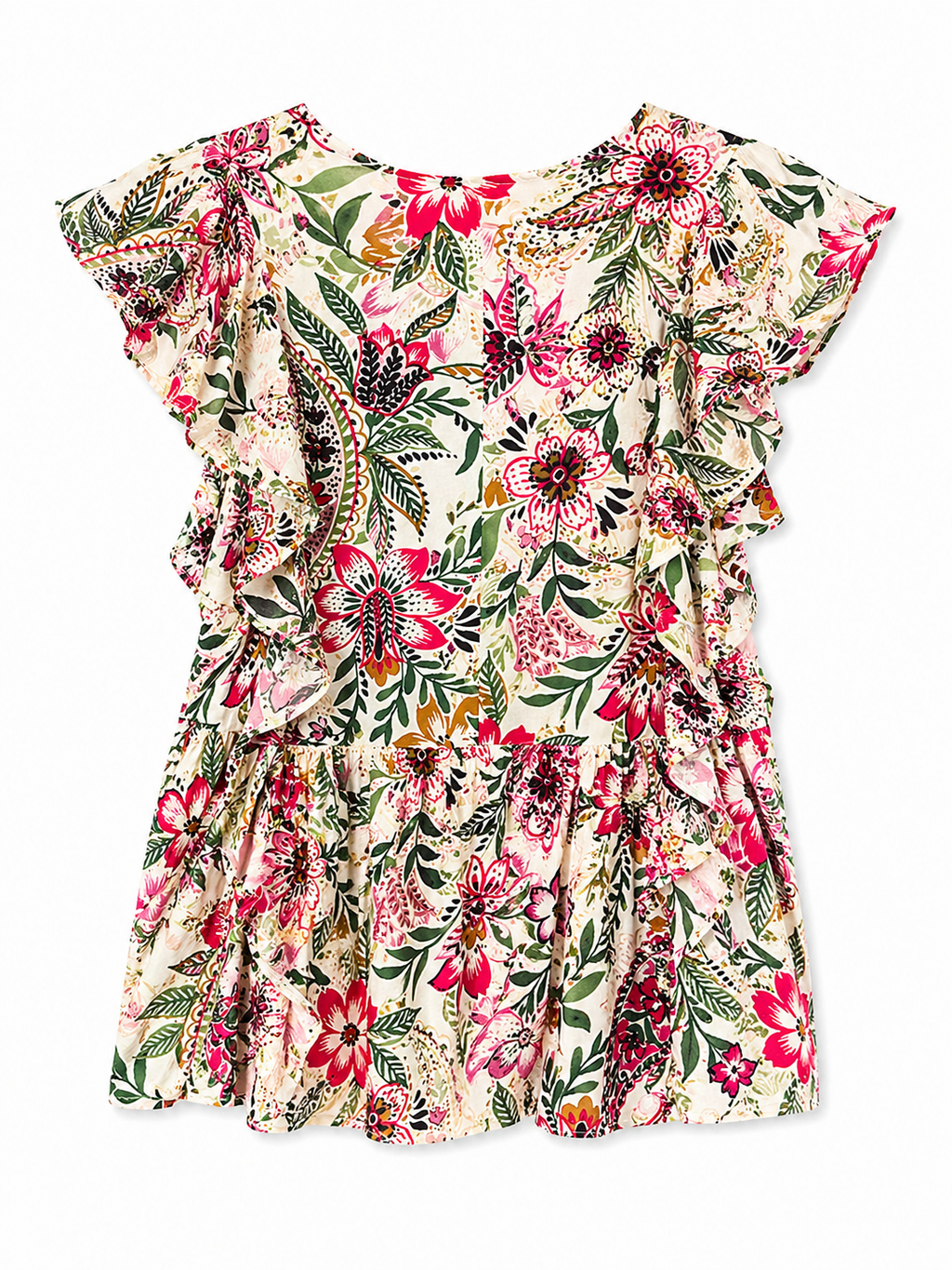 Plus Size Floral Blouse
