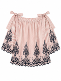 Boho Embroidered Top