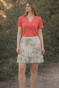 LOST & WONDER LINED RUFFLED SKIRT