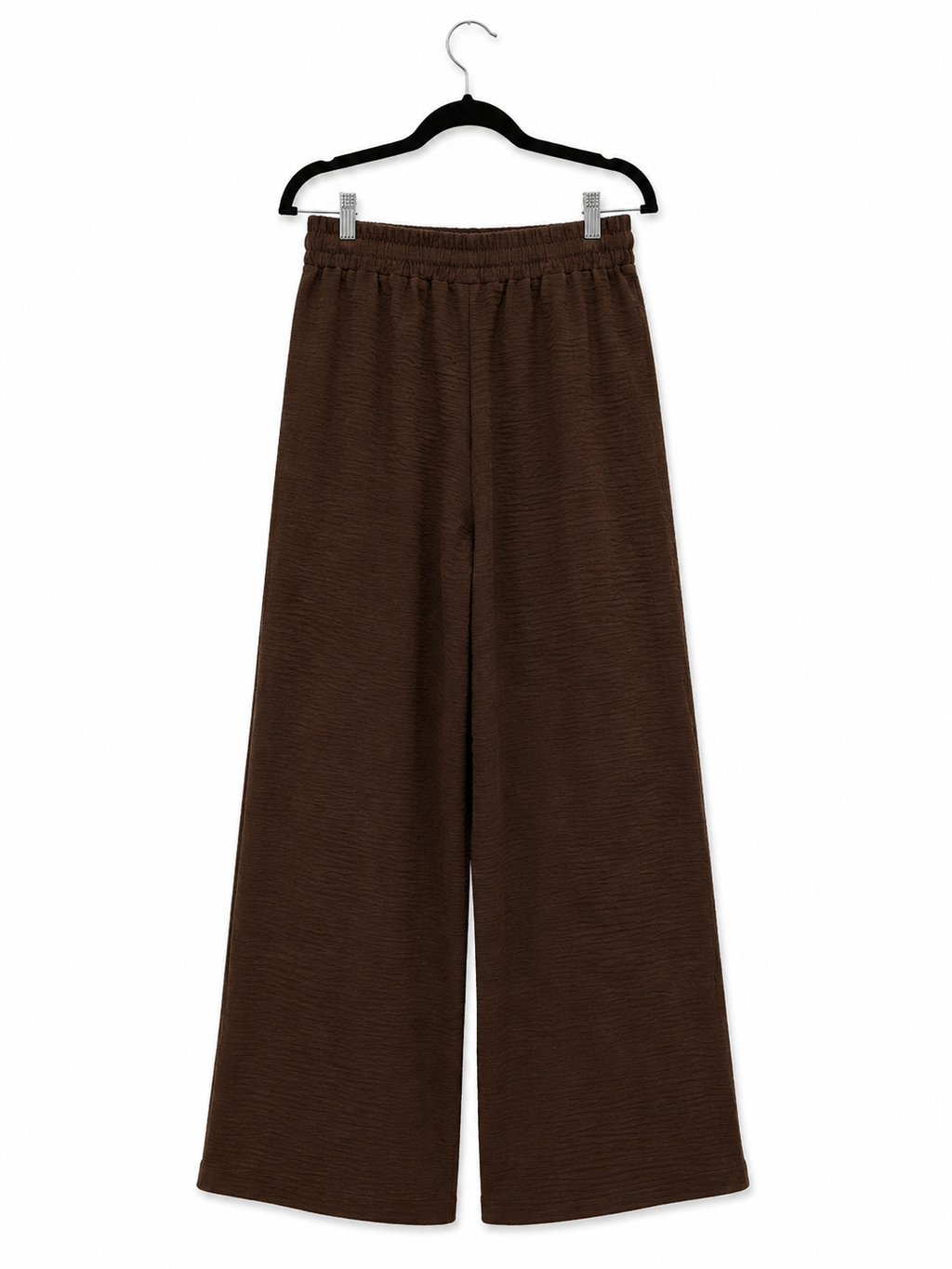 Zenana Brown Airflow Woven Wide Leg Pants