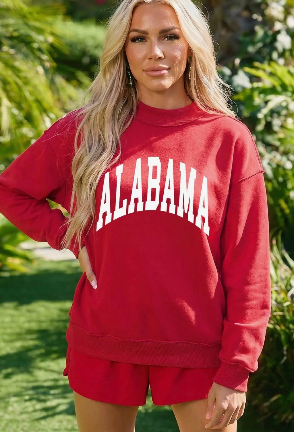 Saturday in Tuscaloosa Reversible Sweatshirt – Crimson