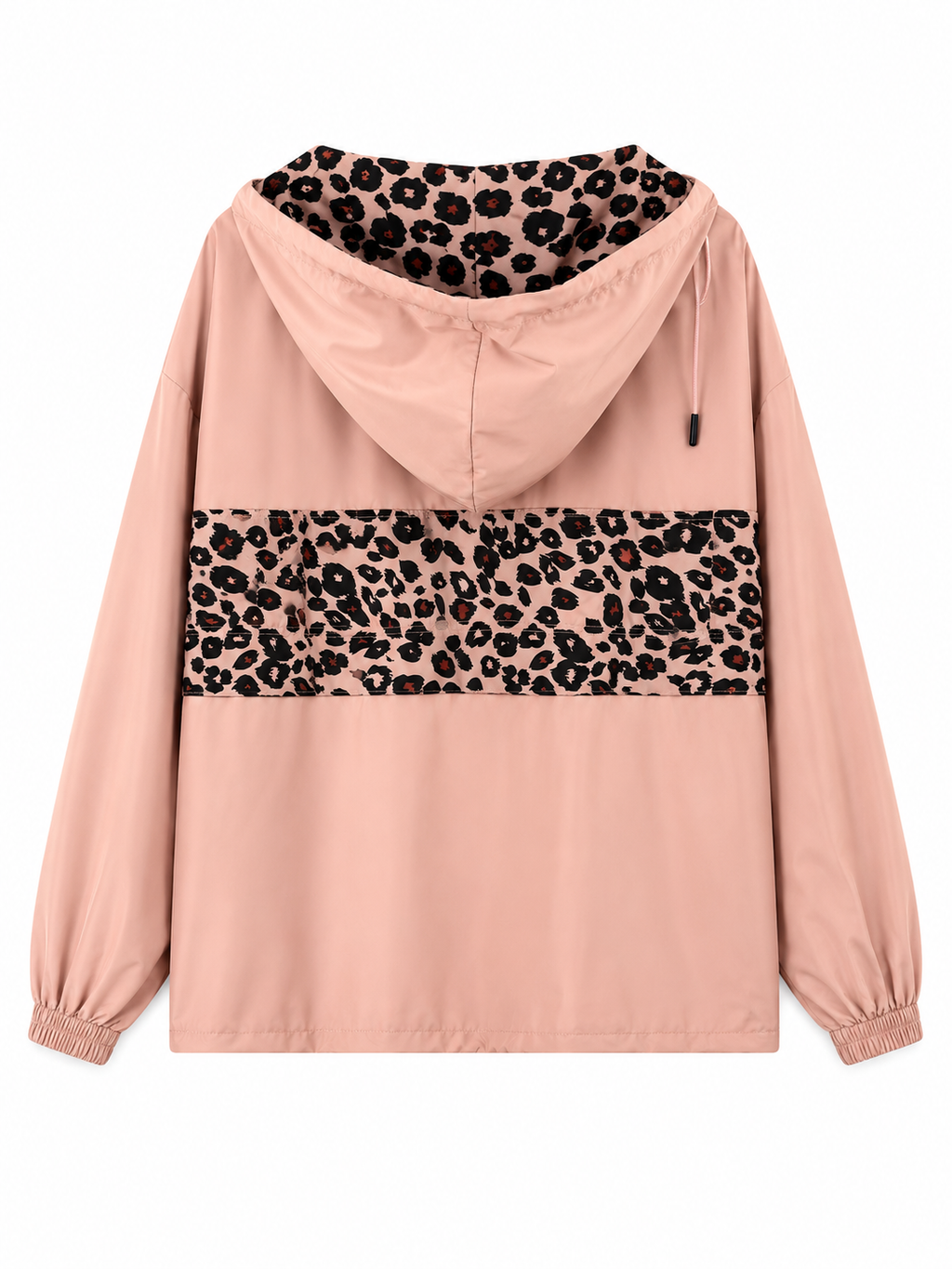 Blush Leopard Wind Breaker