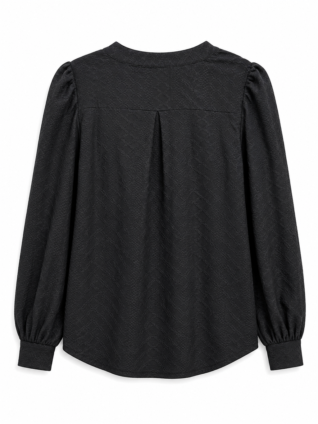 After Hours Puff Sleeve Blouse – Black