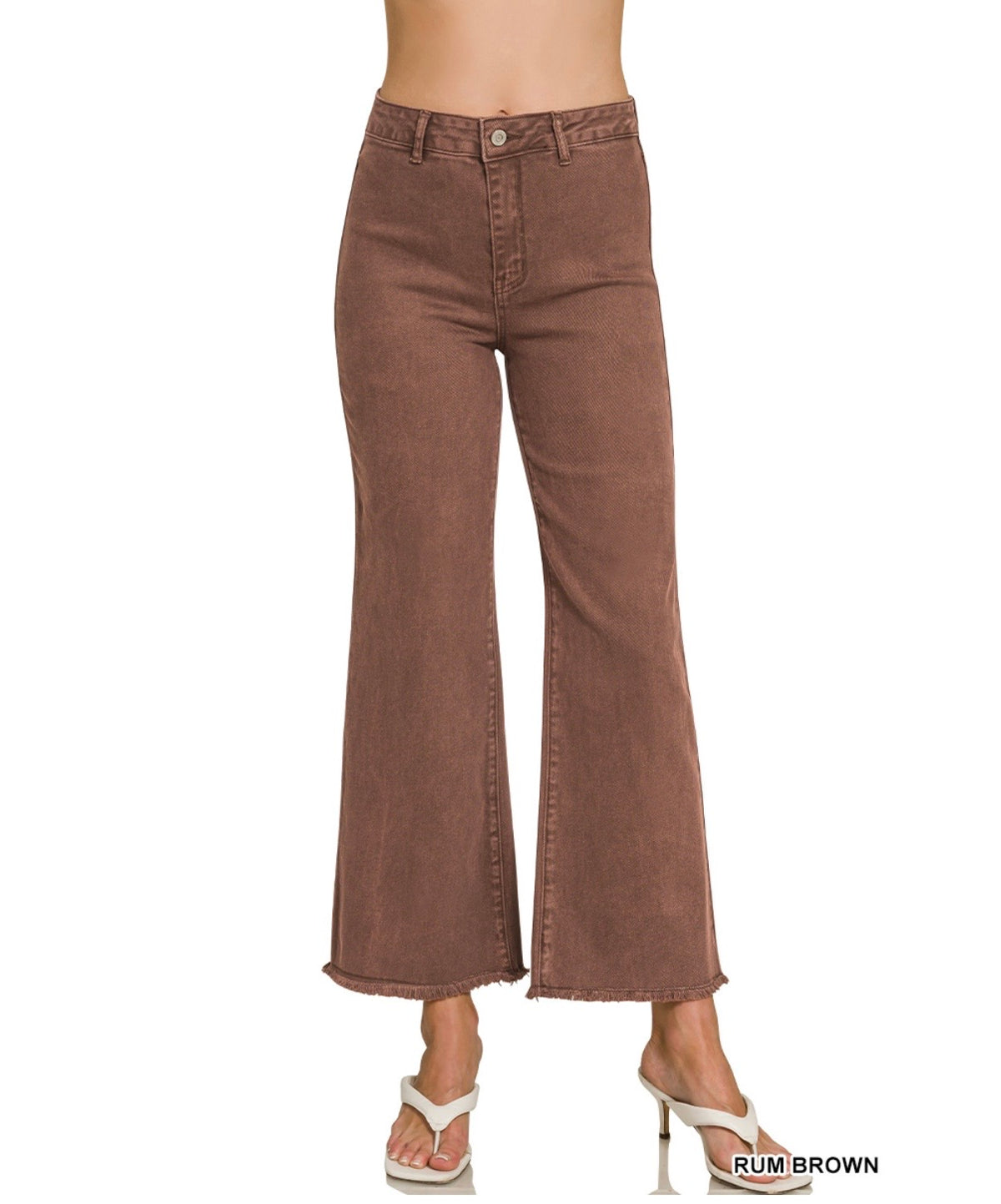 Rum Away With Me Wide Leg Jeans