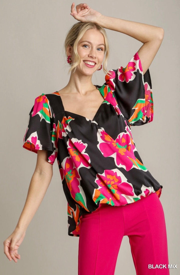 UMGEE FLORAL TOP