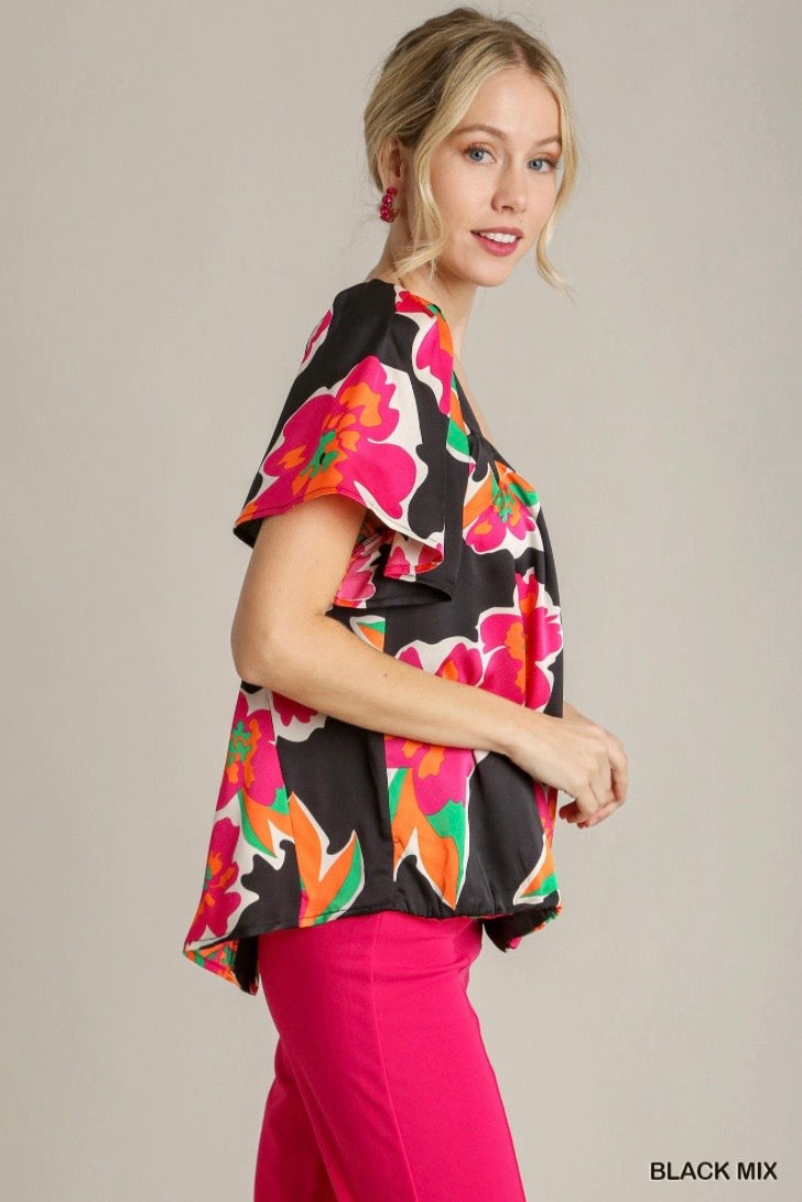 UMGEE FLORAL TOP