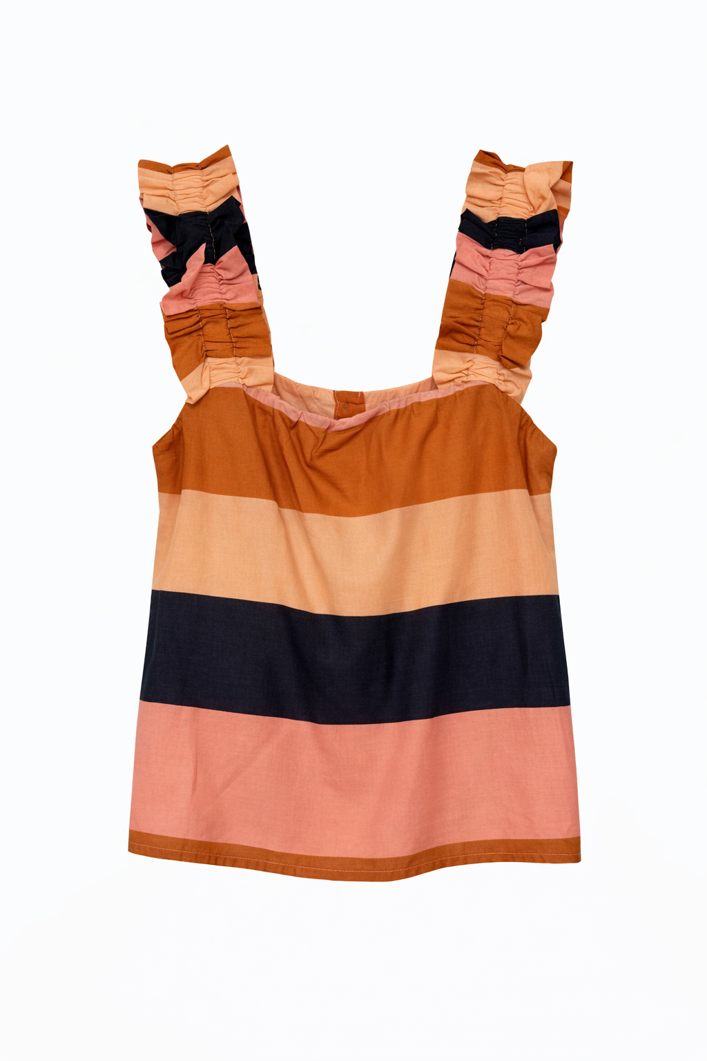 Roan & Ryan Colorblock Square Neck Tank