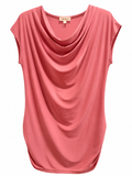 Draped Mauve Blouse