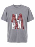 Alabama Messy Doodle Comfort Colors Tee – Gray