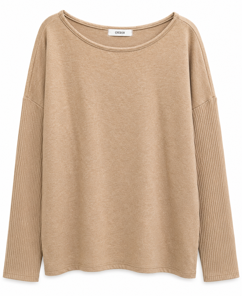 Soft & Simple Dolman Knit Top – Taupe
