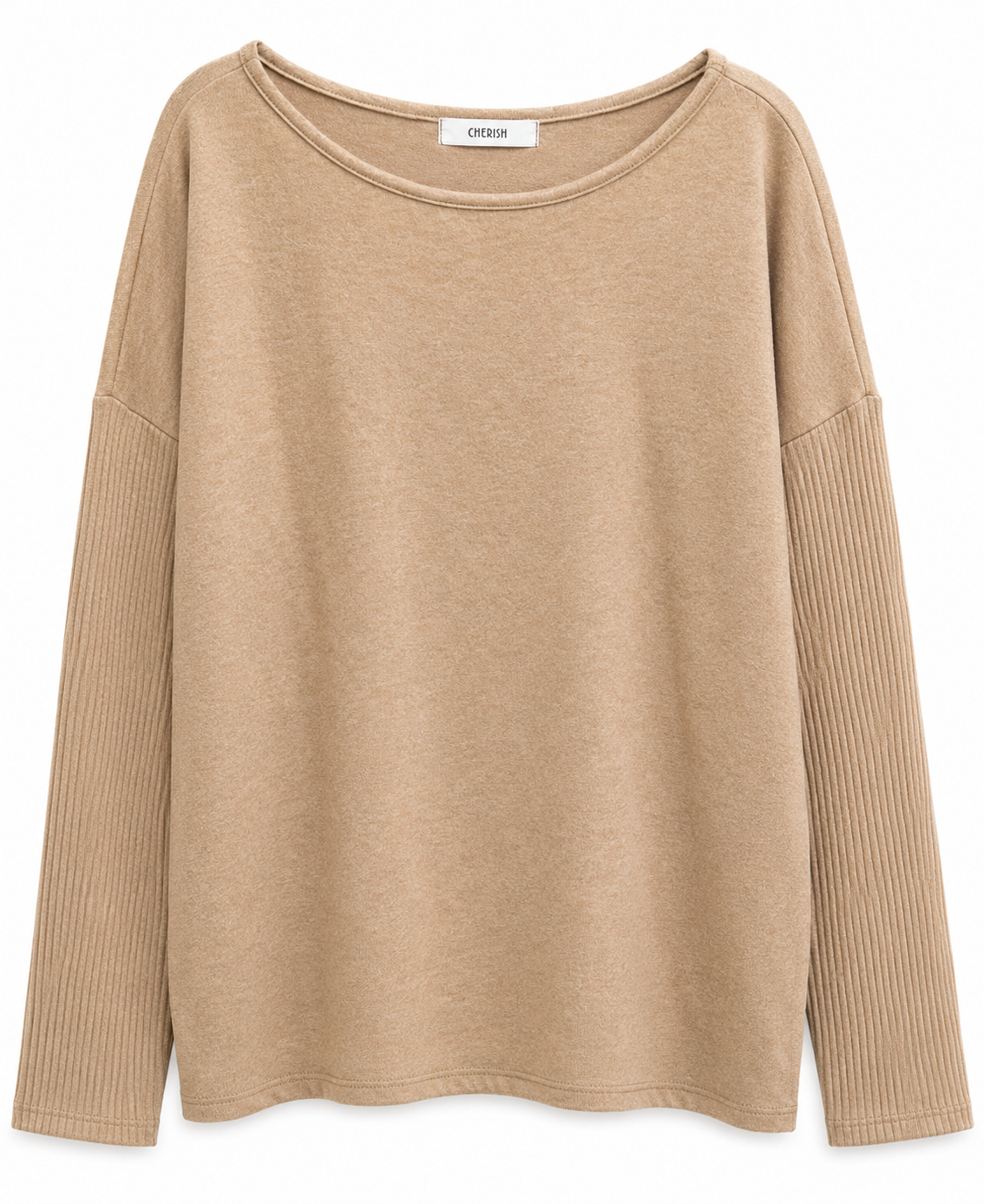 Soft & Simple Dolman Knit Top – Taupe