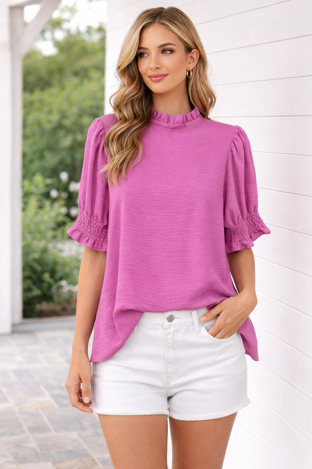 ZENANA PINK BLOUSE
