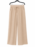 Zenana Sand Beige Wide Leg Pants